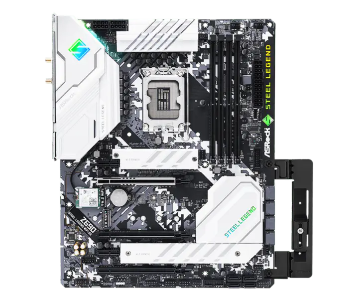 Asrock Z690 Steel Legend Wifi6 D5 Steel Legend Základní deska podporuje paměti Ddr5 Cpu12700/12900 Intl Z690 Lga1700