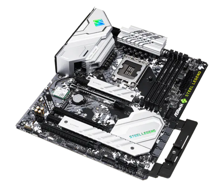 Asrock Z690 Steel Legend Wifi6 D5 Steel Legend Základní deska podporuje paměti Ddr5 Cpu12700/12900 Intl Z690 Lga1700