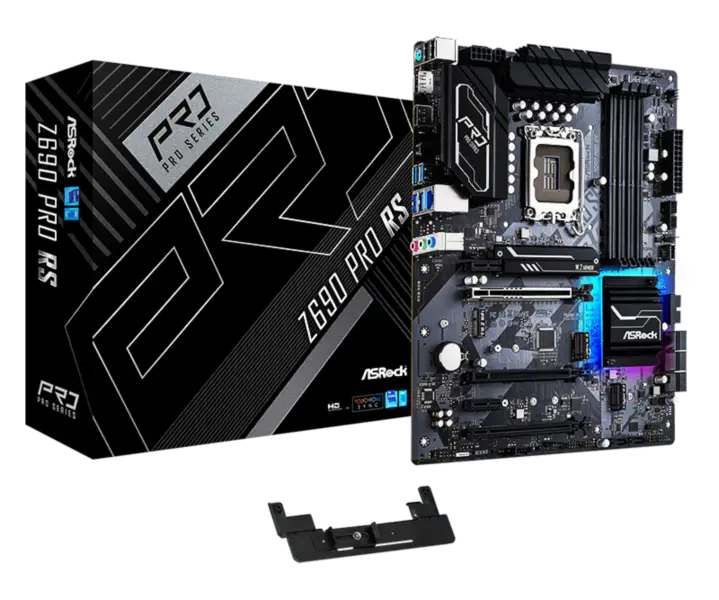 Asrock Z690 Pro Rs Herní základní deska podporuje paměti Ddr4 CPU 12700k 12900k Intl Z690 Lga1700