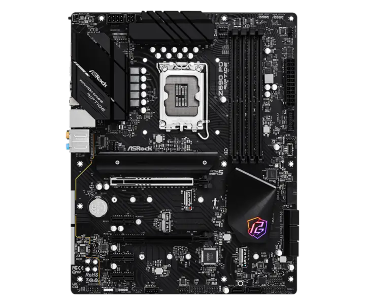 Asrock Z690 Pg Riptide Black Tide Storm Herní základní deska podporuje paměti Ddr4 CPU 12700k/12600k Intl Z690 Lga1700