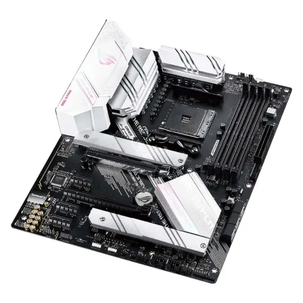 Rog Strix B550-a Gaming Blowing Snow Herní základní deska podporuje procesory 3700 X5600x 5800x a B550socket Am4
