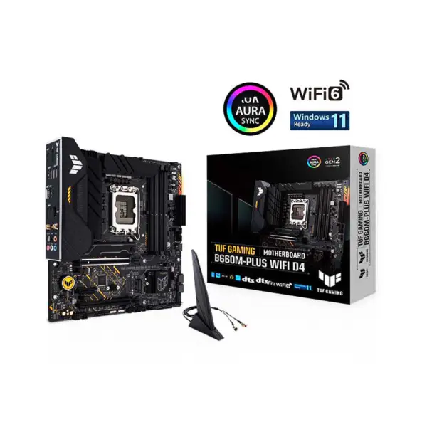 Tuf Gaming B660m-plus Wifi D4 Heavy Gunner Základní deska pro hráče Podpora pamětí D4 Podpora CPU 12700 12400f