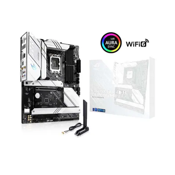 Rog Strix B660-a Gaming Wifi D5 Snow Blowing Základní deska podporuje paměti Ddr5 Podporuje procesor 12. generace Intl B660lga 1700