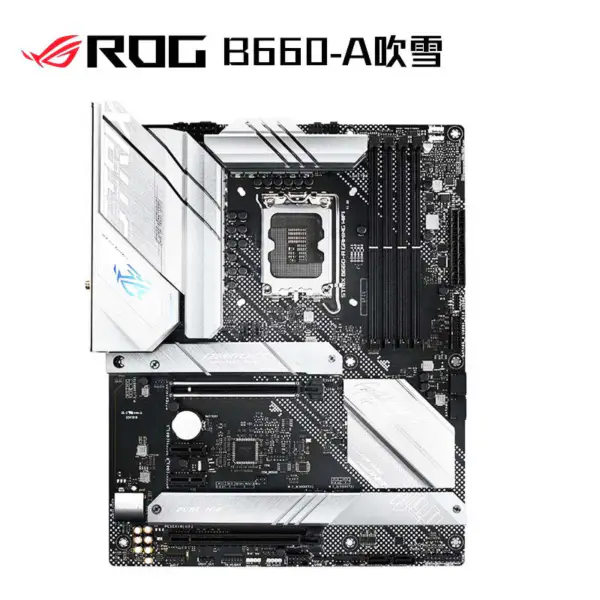 Rog Strix B660-a Gaming Wifi D5 Snow Blowing Základní deska podporuje paměti Ddr5 Podporuje procesor 12. generace Intl B660lga 1700