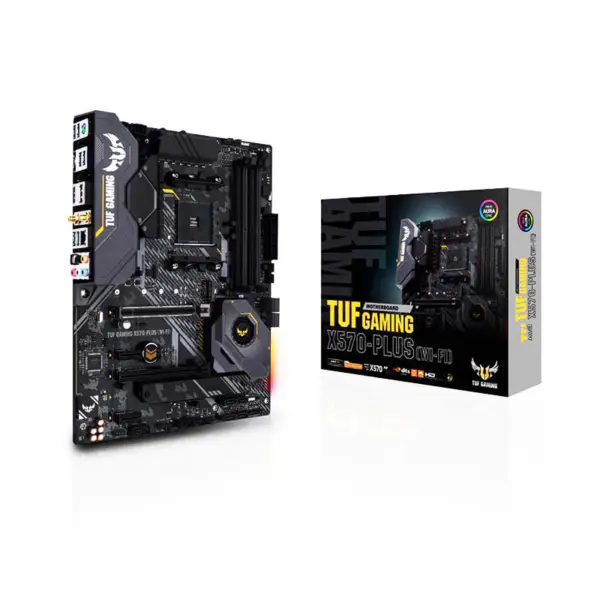 Tuf Gaming X570-plus Základní deska s podporou Wi-fi pro procesory 5700g/5800x/5900x a X570 pro socket Am4