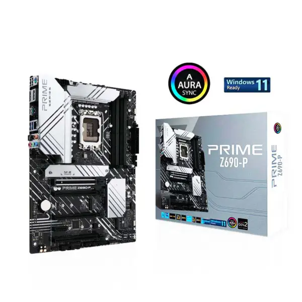 Prime Z690-p Základní deska podporuje paměti Ddr5 Cpu 12700 12700kf Intl Z690 Lga 1700