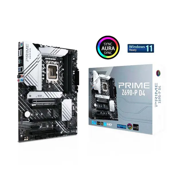 Prime Z690-p D4 Základní deska podporuje paměti Ddr4 Cpu 12700 12700kf Intl Z690/lga 1700 14+1 Dr Mos Napájecí modul