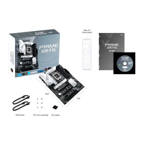 Prime Z690-p D4 Základní deska podporuje paměti Ddr4 Cpu 12700 12700kf Intl Z690/lga 1700 14+1 Dr Mos Napájecí modul