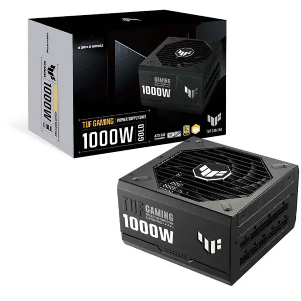 Napájecí zdroje Tuf Gaming 1000g 1000w Herní počítačový zdroj Tuf-gaming-1000g 1000w Atx3.0 PCB 80plus