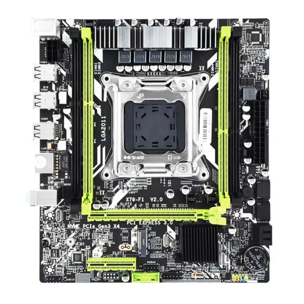 Lga2011 Základní deska M-atx X79 s 4*ddr3 128gb Usb 4*sata Základní deska X79-f1 V2.0