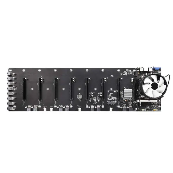 Základní deska pro pracovní stanice B75 s ventilátorem Lga 1155 Ddr3 Ddr4 Základní deska pro serverové procesory B75 8gpus