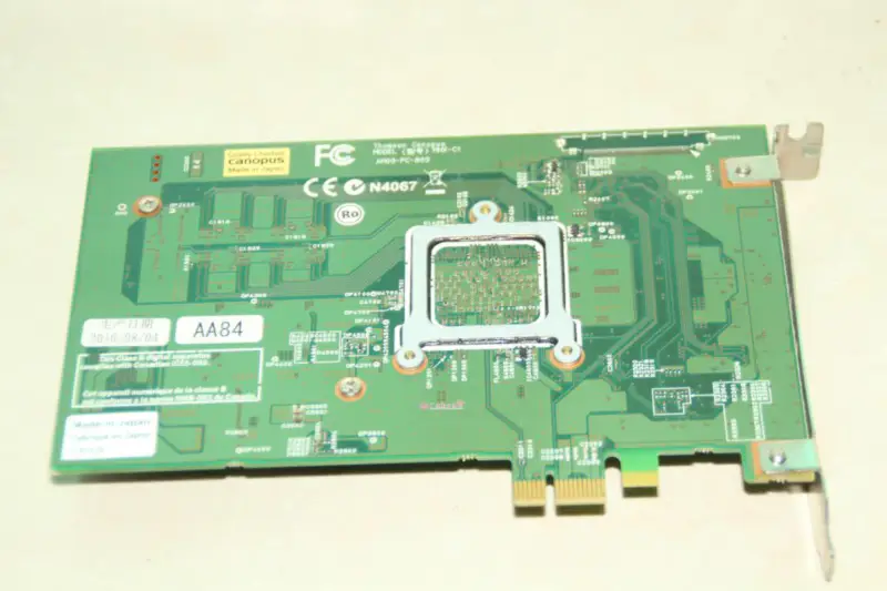 Canopus FIRECODER Blu-ray MHX-C1 PCI X1 High Speed Hardware Card AM09-PC-809