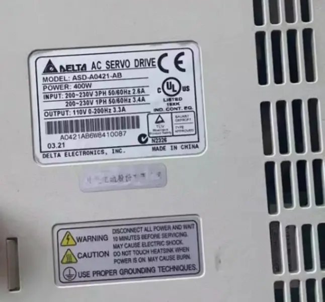 Delta ASD-A0421-AB 220V 400W