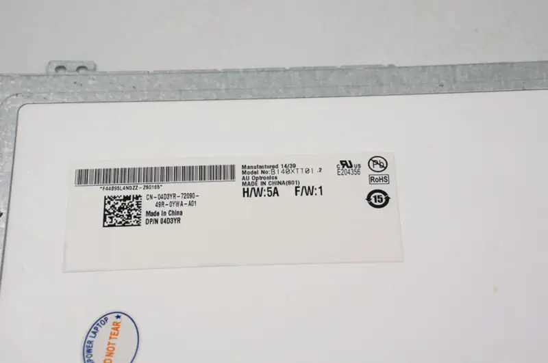 14.0'' LCD displej B140XTT01.2 s digitalizátorem TOUCH LED Display pro HP