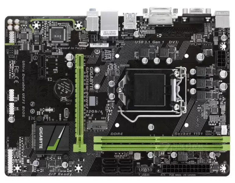 Gigabyte GA-B250M-Power Základní deska B250M-Power B250 Socket LGA 1151 DDR4 USB3.0 SATA3 PCI-E3.0