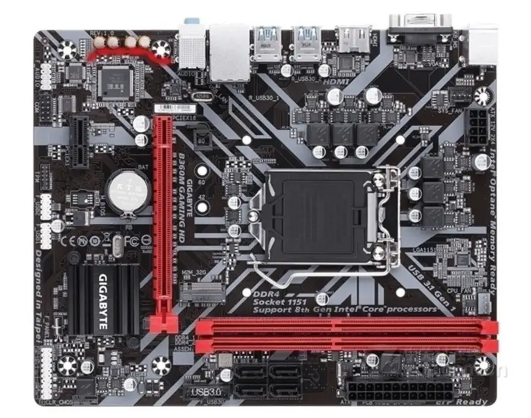 Gigabyte GA B360M GAMING HD Základní deska LGA1151 Intel B360 USB SATA PCI-E X16 3.0