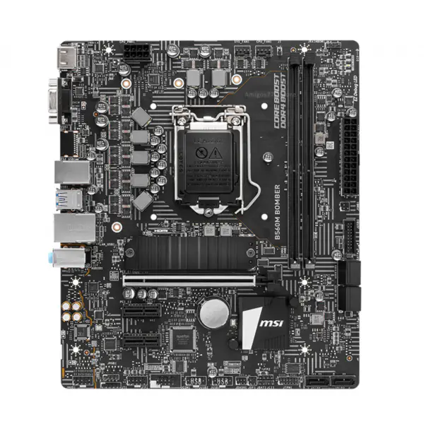 MSI B560M BOMBER Základní deska LGA1200 B560 PCI-E 4.0 DDR4 64GB Intel 11. generace