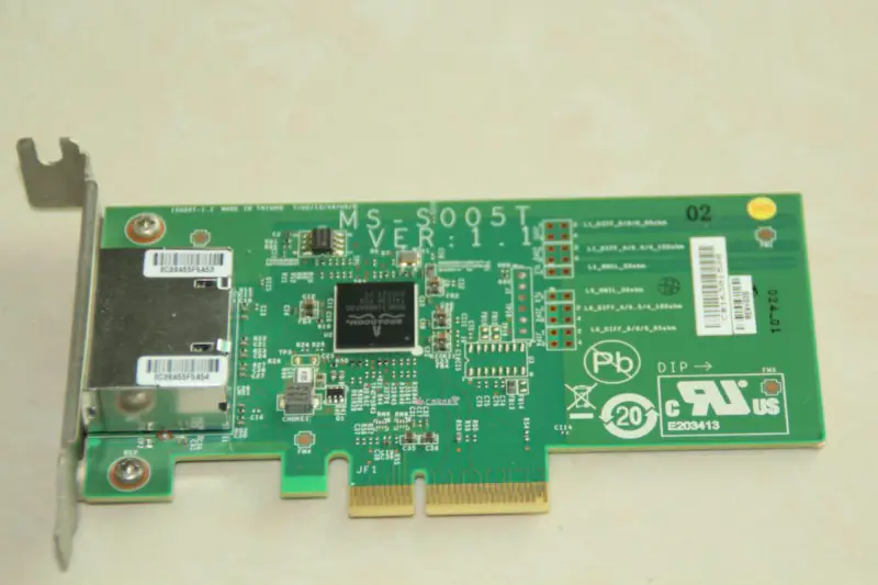 Broadcom BCM5718 VER:1.1 Dvouportová gigabitová síťová karta