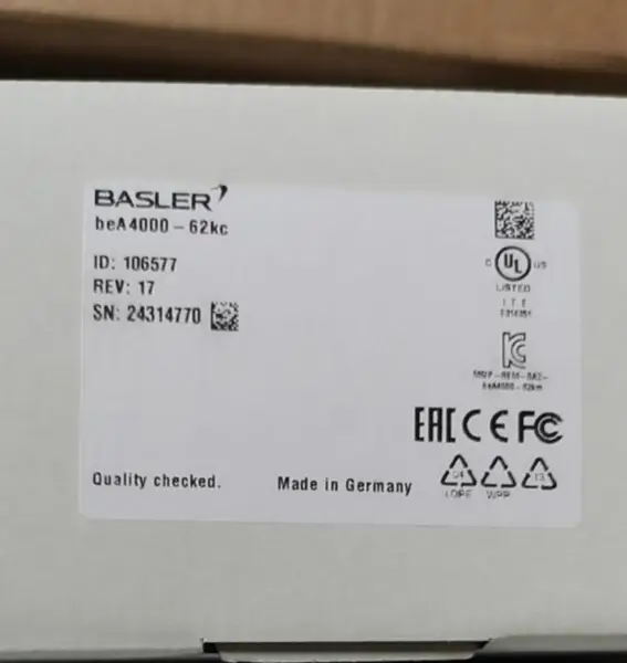 Průmyslová kamera Basler BEA4000-62KC