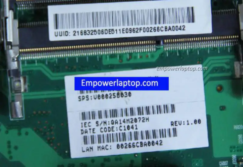 Toshiba C605 V000258030 GL40 Základní deska