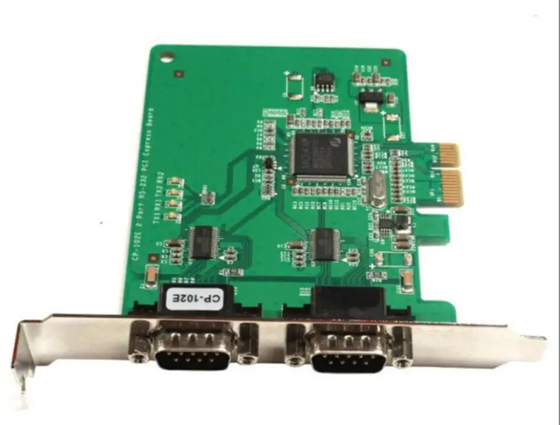 Moxa CP-102E High Profile Dual Port RS-232 PCI-E Serial Card průmyslová základní deska
