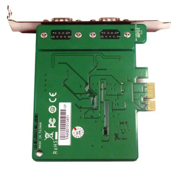 Moxa CP-102E High Profile Dual Port RS-232 PCI-E Serial Card průmyslová základní deska