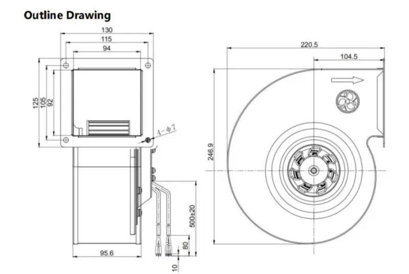 CY-F160B-EC (náhrada za Ebm papst G3G160-CU09-11)