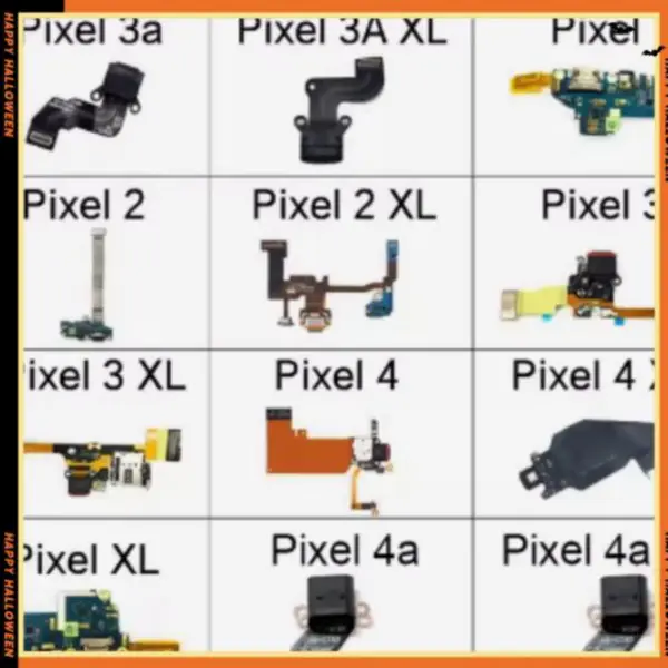 Google Pixel 2 3 3A 4 4A 5 6 6PRO Nabíjecí port deska Nabíjecí kabel