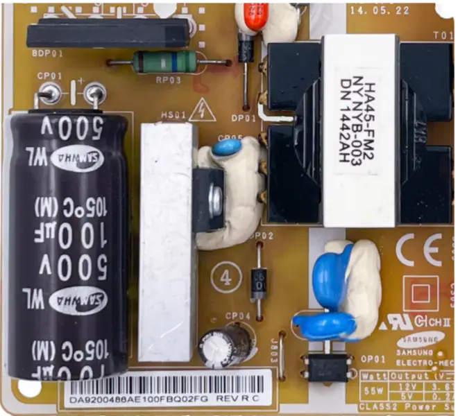 Řídicí deska chladničky Samsung DA92-00486A