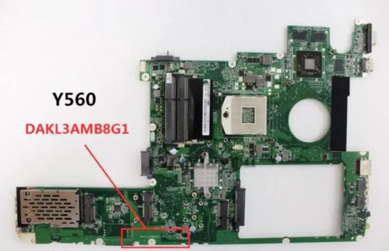 Lenovo Y560 DAKL3AMB8G1 REV:G Základní deska HM55 DDR3 1GB