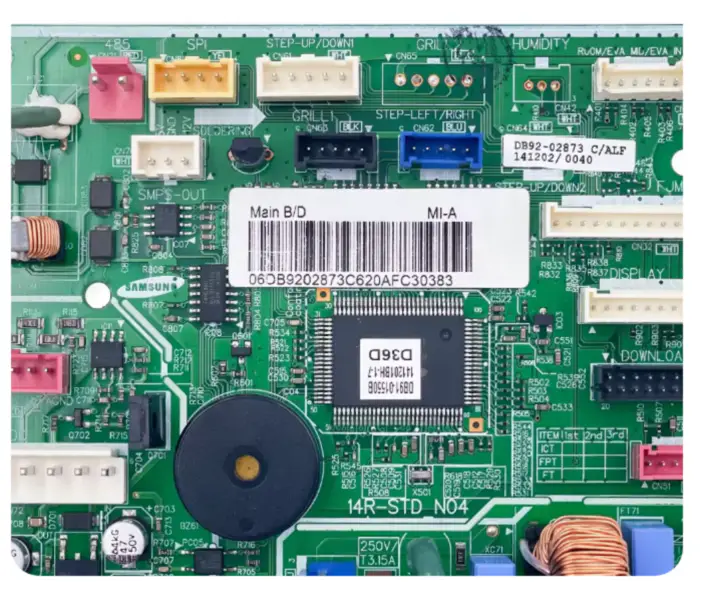 Řídicí deska vnitřní jednotky klimatizace Samsung DB92-02873C PCB obvod DB41-01221A