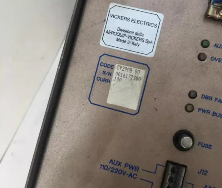 MOOG DBM-PS/04 CY2008 CY2012