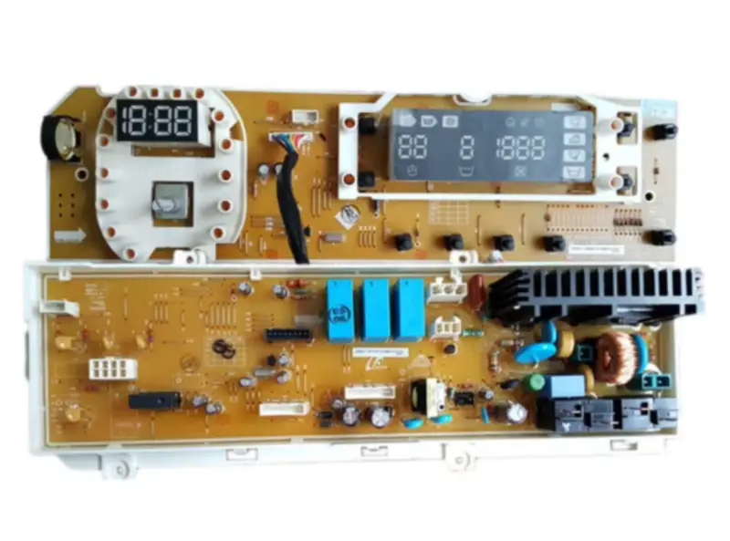 Řídicí deska počítače pračky Samsung DC92-00651E s displejem PCB Součásti pračky