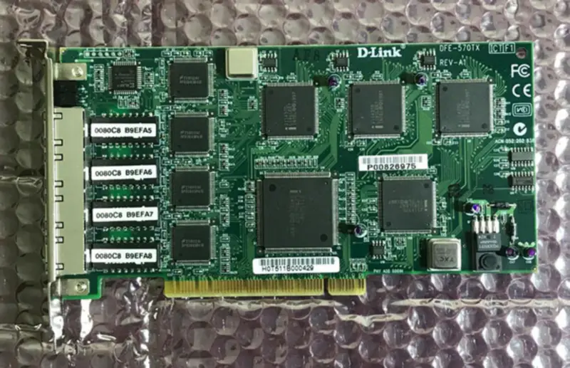 D-LINK DFE-570TX REV-A1 4portový síťový adaptér PCI