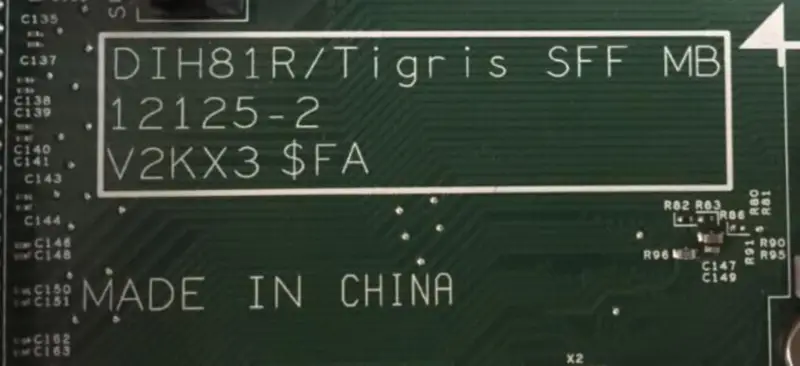 DELL Optiplex 3020 DIH81R /Tigris SFF 4YP6J WMJ54 Základní deska S1150 H81 DDR3