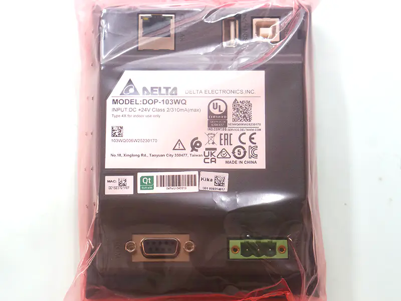 Obrazovka HMI Delta DOP-103WQ