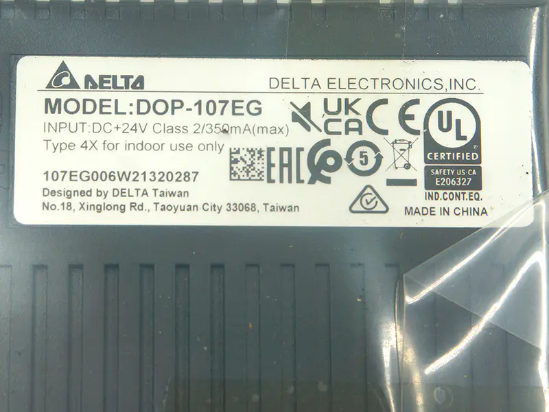 Dotykový displej Delta DOP-107EG