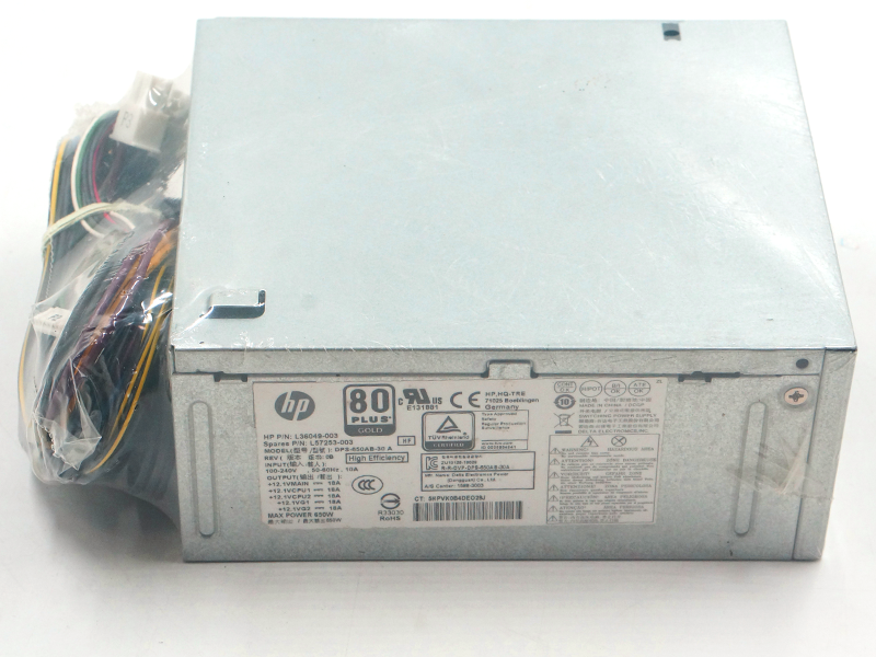 Zdroj napájení pro HP 800 Z2 G4 4Pin 650W spínaný zdroj napájení DPS-650AB-30 A L36048-003 L36049-003 L57253-003