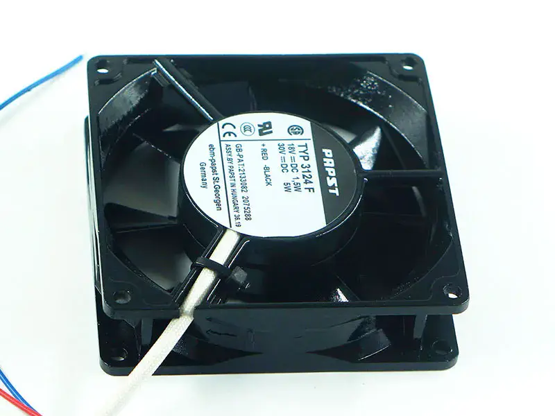 PAPST TYP3124F DC 18V 5w 30V ventilátor