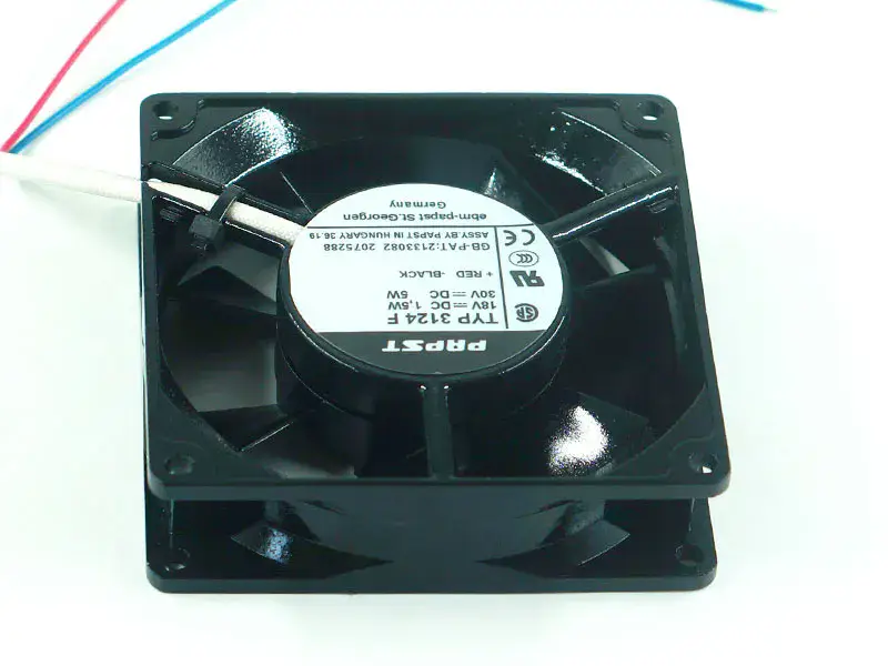 PAPST TYP3124F DC 18V 5w 30V ventilátor