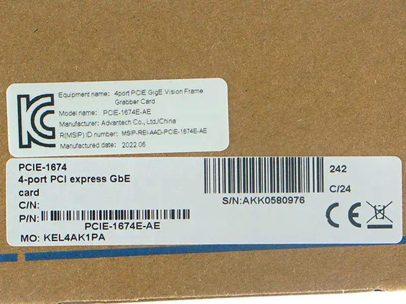 Grabovací karta Advantech PCIE-1674E-AE