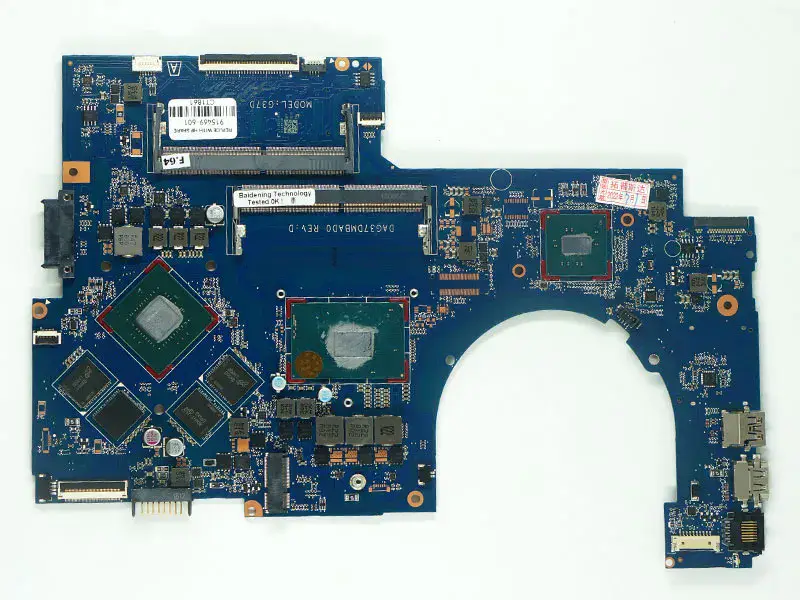 Základní deska HP 17-AB 17-W 915468-601 915468-001 DAG37DMBAD0