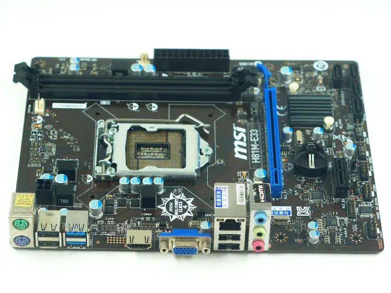 Základní deska MSI H81M-E33 LGA 1150 Intel H81 DDR3 Micro ATX
