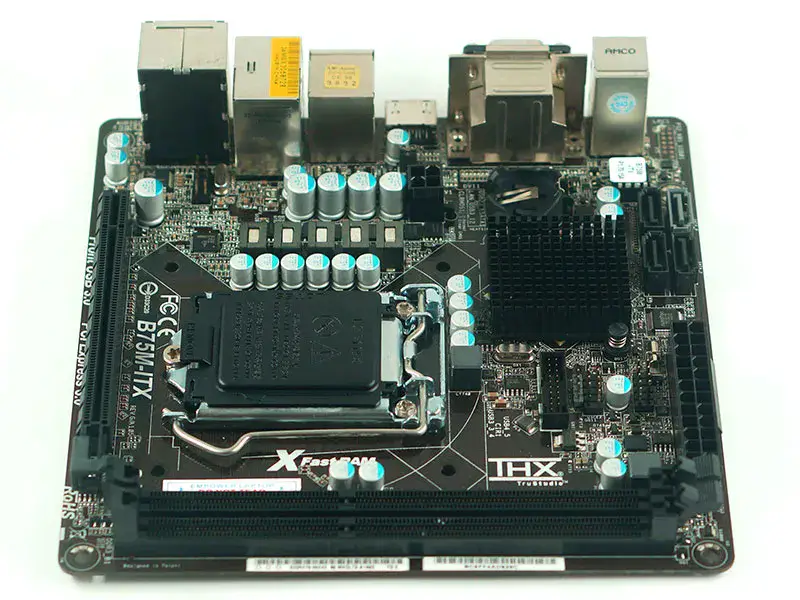 Základní deska Asrock B75M-ITX LGA1155 i3 i5 i7 DDR3 16G