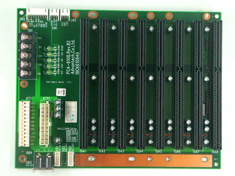 Advantech IPC-6608 PCA-6108 Rev.B2 8-slotová průmyslová základní deska