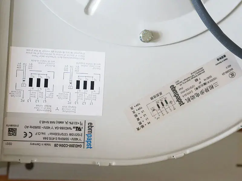 Ebmpapst G4D200-CD04-24 G4D200-CD04-28 Ventilátor