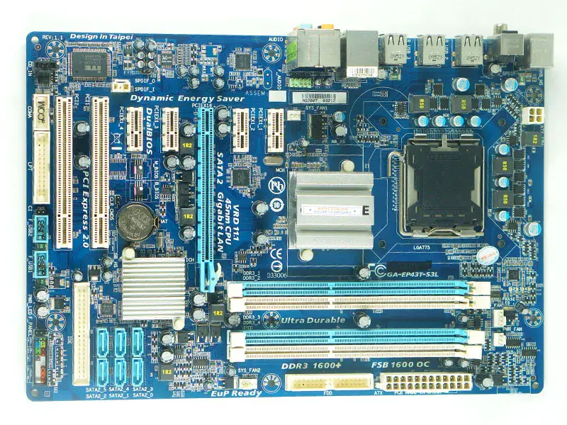Základní deska Gigabyte GA-EP43T-S3L LGA775 ATX