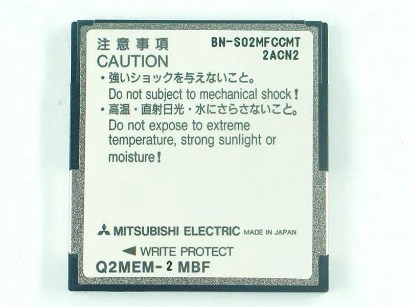Lineární paměťová karta Mitsubishi Q2MEM-2MBF 2M BYTES