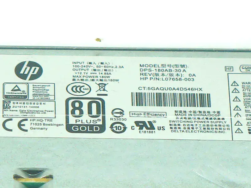 HP DPS-180AB-26A PA-1181-3HB Power Supply
