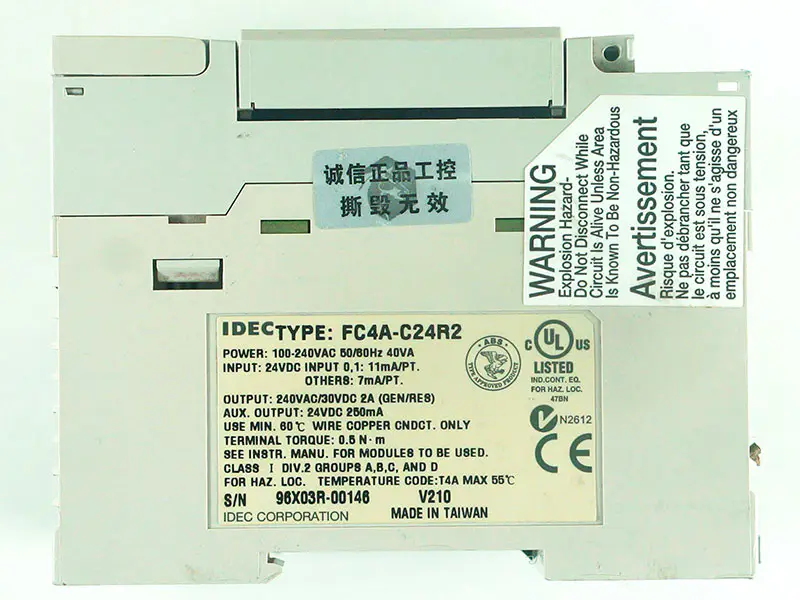 IDEC FC4A-C24R2 PLC